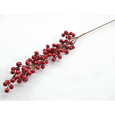 Gałązka ozdobna jarzębina 76 cm