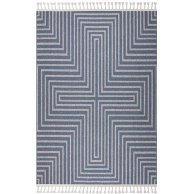 Dywan Jardin 2275 120 x 170 cm biało-granatowy