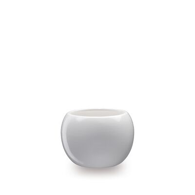 Donica ceramiczna Kula 2 J1500 11 cm biały