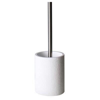 Szczotka do WC Raw 9,5 x 13 x 37,5 cm biało-srebrny