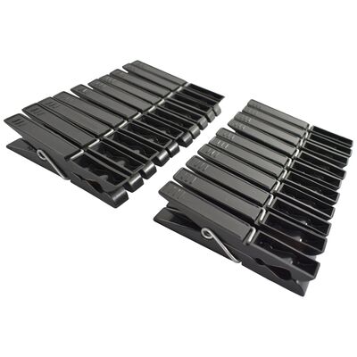 Klamerki do bielizny 3 x 7 cm 20 sztuk czarny