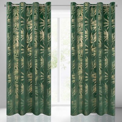 Zasłona gotowa Elena 140 x 250 cm zielony