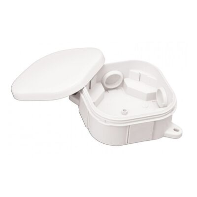 POLMARK Puszka biała natynkowa hermetyczna bez zacisków IP54