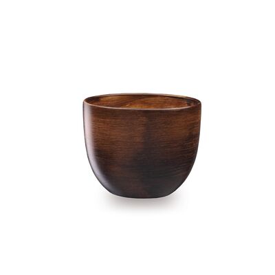 Donica ceramiczna Baryłka 3 R0723 19 cm brązowy