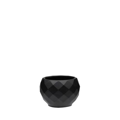 Osłonka ceramiczna Mona 1 M1405 13,5 cm czarny mat