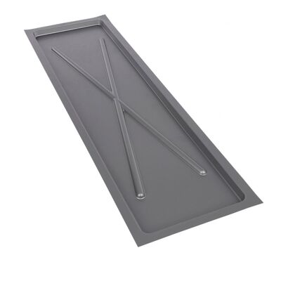 Tacka do suszarki srebrna wąska 75 x 22,5 cm