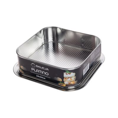 Tortownica kwadratowa PLATINO 24 x 24 cm Galicja