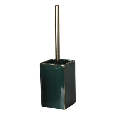 Szczotka do WC Eryn 9,5 x 35,5 cm zielono-złoty