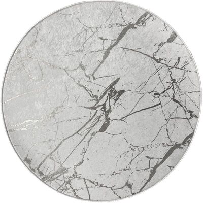 Dywan drukowany Neva petra folia 100 cm szaro-srebrny