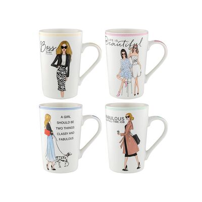 Kubek FASHION 435 ml mix 4