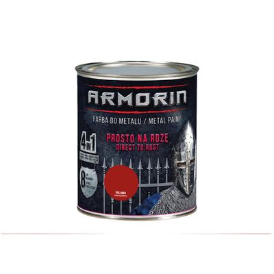 Farba antykorozyjna ARMORIN ceglasty 8004 0,7 l