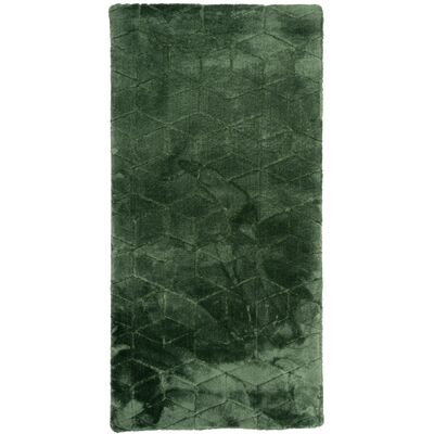 Dywan Cubic w kwadraty 120 x 170 cm zielony
