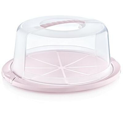 Pojemnik na ciasto okrągły ricardo nordic pink