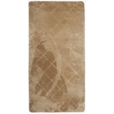 Dywan Cubic w kwadraty 60 x 100 cm beżowy