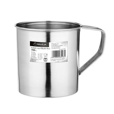 Kubek nierdzewny FELIX 11 cm