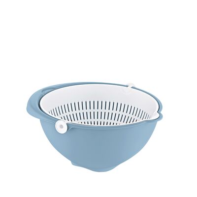 Miska-cedzak STELLA 2w1 nordic blue