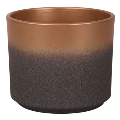 Osłonka ceramiczna cylinder 994 22 cm brązowy