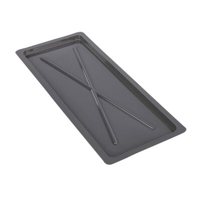 Tacka do suszarki srebrna 55 x 24 cm