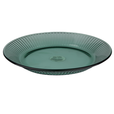 Talerz szkło barwione w masie 20,6 cm zielony