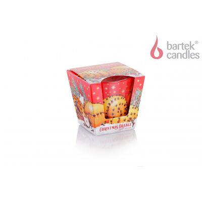 Świeca zapachowa w szkle 115g Christmas orange with cloves