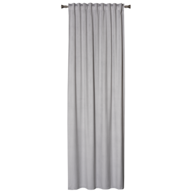Zasłona z taśmą ABETO 140 x 260 cm kolor szary