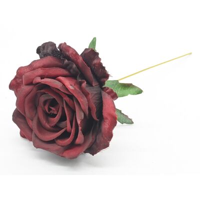 Róża sztuczna pik 27 x 10 cm