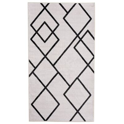 Dywan drukowany KOGA fake mink 80 x 140 cm biały