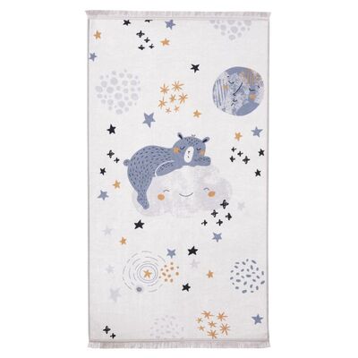 Dywan drukowany BEAR petra 80 x 140 cm biały
