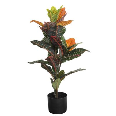 Sztuczny kwiat w doniczce KROTON 75 cm