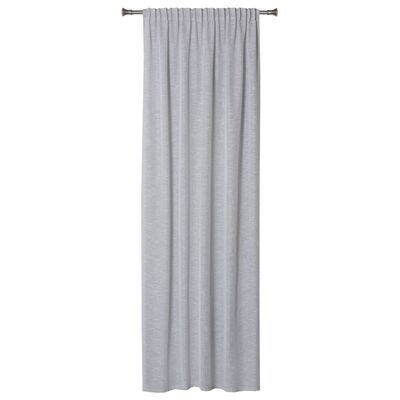 Zasłona z taśmą NIEBLA 140 x 260 cm, kolor szary