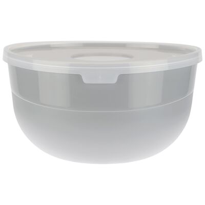 Miseczka 1,2 l z pokrywką popielaty