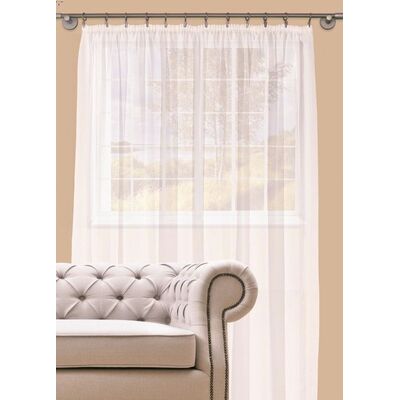 Firana z taśmą DIANA 400 x 260 cm, kolor ecru
