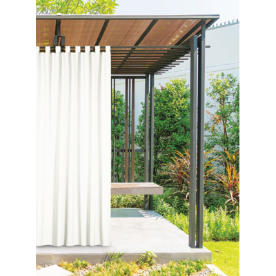 Zasłona ogrodowa z patkami OXFORD 140 x 260 cm kremowy