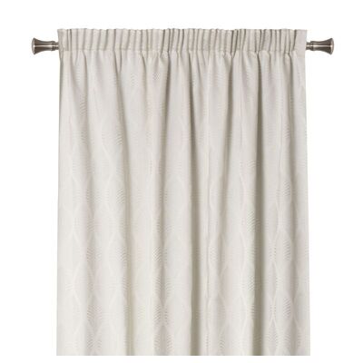 Zasłona z taśmą FAVART 140 x 260 cm jasny beż