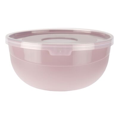 Miseczka 0,7 l z pokrywką pudrowy róż