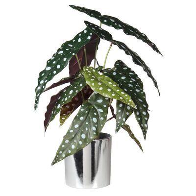 Sztuczny kwiat w doniczce BEGONIA 39 cm