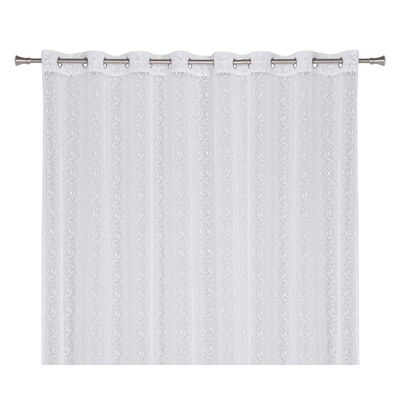 Firana z kółkami REDA 290 x 260 cm kolor biały