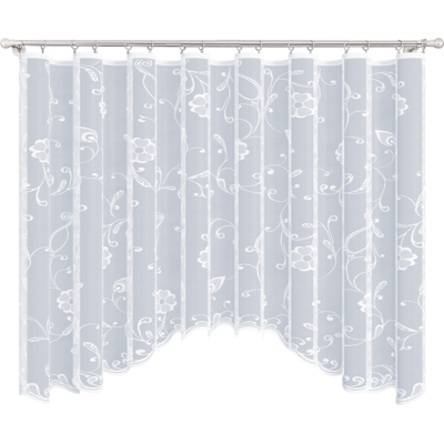 Firana żakardowa POSŁONEK, 300 x 150 cm, kolor biały