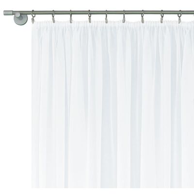 Firana z taśmą DIANA 400 x 260 cm, kolor biały