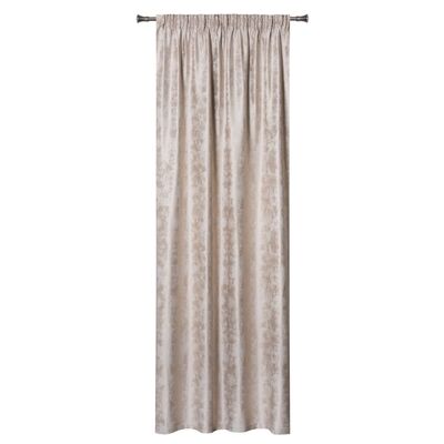 Zasłona z taśmą FES 140 x 260 cm, kolor beżowy