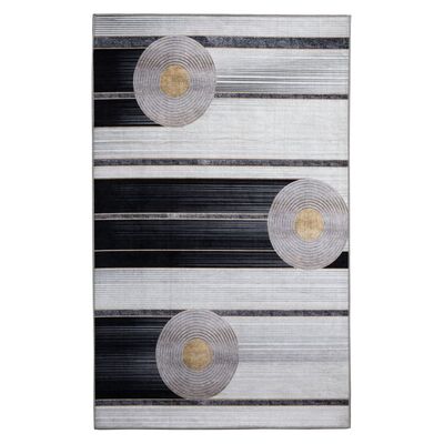 Dywan drukowany PRUT petra 80 x 140 cm czarny