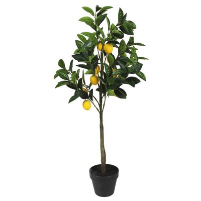 Sztuczny kwiat w doniczce CYTRYNA 90 cm