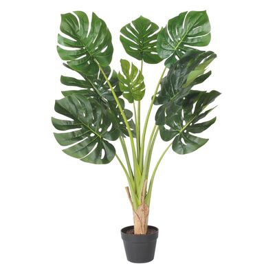 Sztuczny kwiat w doniczce MONSTERA 90 cm zielony