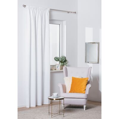 Zasłona z taśmą YORK 140 x 260 cm kremowy