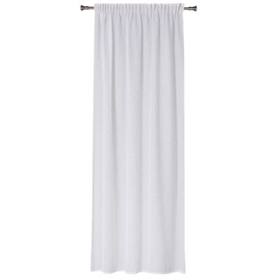 Firanka z taśmą ELENA, 140 x 260 cm, kolor biały