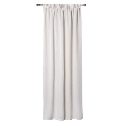 Zasłona z taśmą TULON 140 x 260 cm beżowy