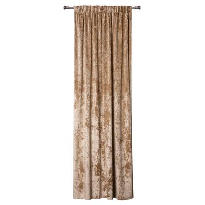 Zasłona na taśmie FROSTY 140 x 260 cm złoty