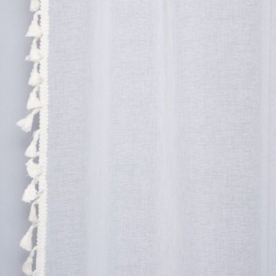 Firanka z tunelem ASENA 140 x 260 cm, kolor ecru