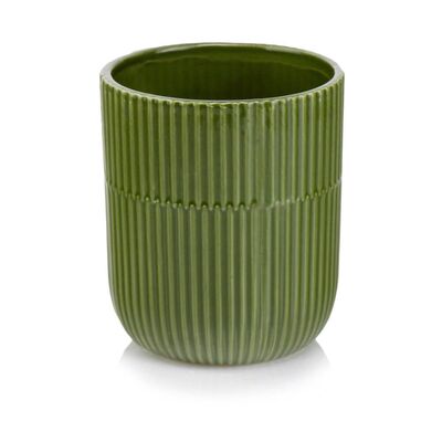 Osłonka ceramiczna dark green 15 cm