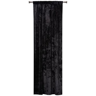 Zasłona na taśmie FROSTY 140 x 260 cm, czarna